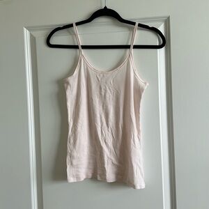 Petit Bateau 100% cotton tank. Size M/18 ans (years). Light pink.